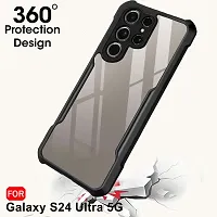 Back Cover For Samsung Galaxy S24 Ultra 5G Black Shock Proof Pack Of 1-thumb2