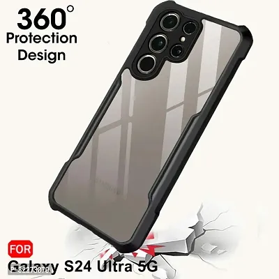 Back Cover For Samsung Galaxy S24 Ultra 5G Black Shock Proof Pack Of 1-thumb3