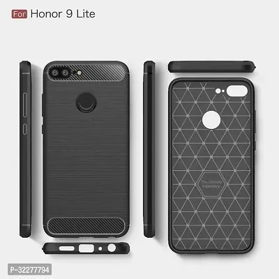 Back Cover For Honor 9 Lite Black Shock Proof Pack Of 1-thumb0