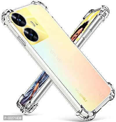 Bumper Case For Realme C55 4G Transparent Shock Proof Silicon Pack Of 1-thumb0