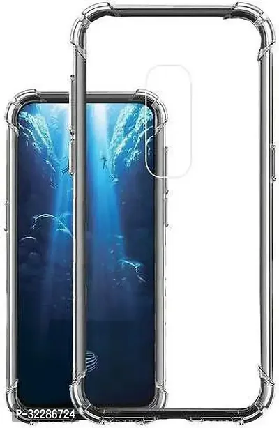 Stylish Bumper Case For Poco X2 Transparent Grip Case Silicon Pack Of 1