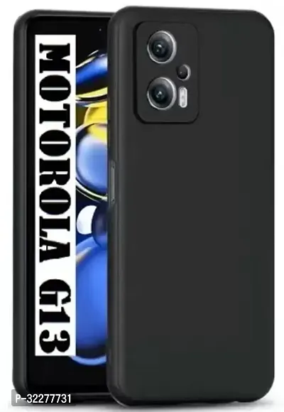 Back Cover For Motorola G13 Black Grip Case Pack Of 1