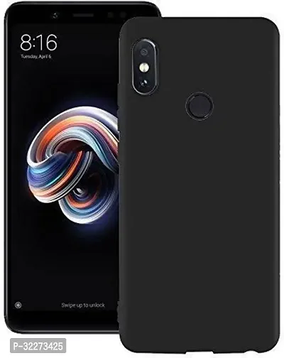 Back Cover For Mi Redmi Note 5 Pro Black Grip Case Pack Of 1-thumb0