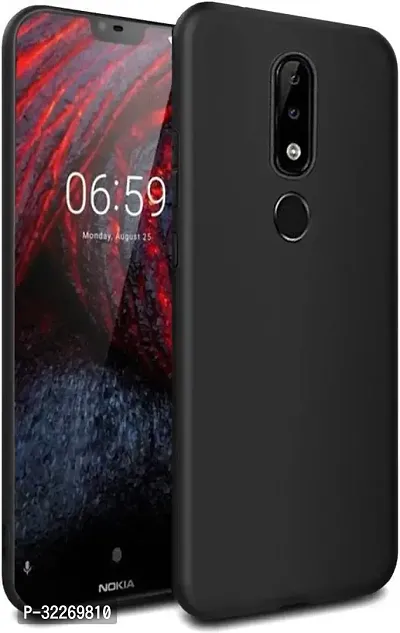 Back Cover For Nokia 5.1 Plus Black Shock Proof Pack Of 1-thumb0