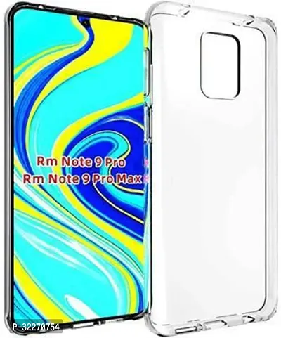 Bumper Case For Mi Redmi Note 9 Pro Transparent Shock Proof Silicon Pack Of 1-thumb0