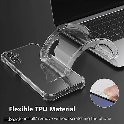 Back Cover For Samsung Galaxy M34 5G Transparent Shock Proof Silicon Pack Of 1-thumb3