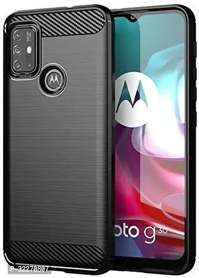 Back Cover For Motorola Moto G10 Power Black Grip Case Pack Of 1-thumb0