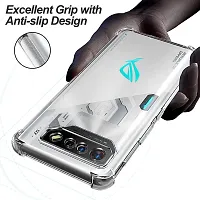 Bumper Case For Asus Rog Phone 7 Transparent Grip Case Pack Of 1-thumb3