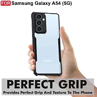 Back Cover For Samsung Galaxy A14 5G Black Transparent Silicon Pack Of 1-thumb2