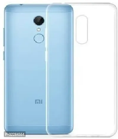 Stylish Back Cover For Mi Redmi Note 5 Transparent Shock Proof Pack Of 1-thumb0