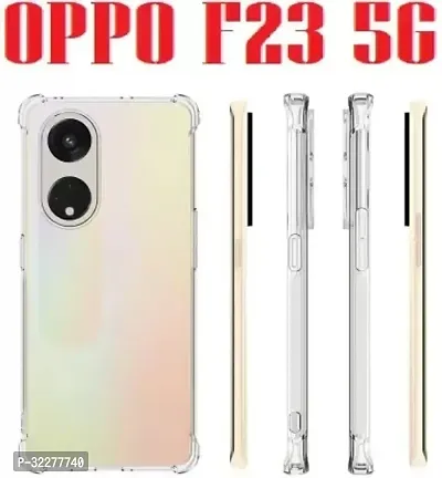 Back Cover For Oppo F23 5G Bm Transparent Shock Proof Silicon Pack Of 1-thumb0