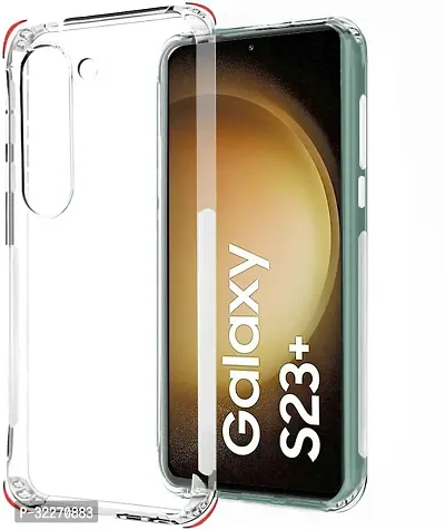 Back Cover For Samsung Galaxy S23 Plus 5G Transparent Grip Case Silicon Pack Of 1-thumb0