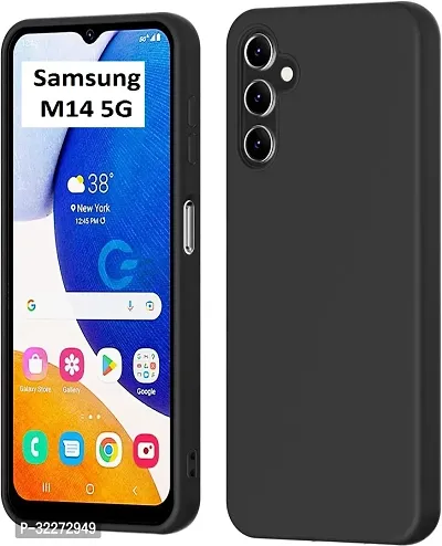 Back Cover For Samsung Galaxy M14 5G Black Grip Case Pack Of 1-thumb0