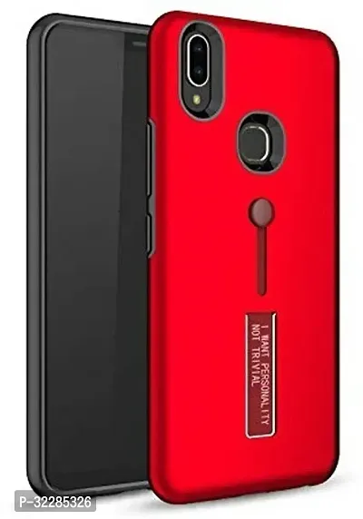 Stylish Back Cover For Redmi Note7 Pro Red Shock Proof Pack Of 1-thumb0