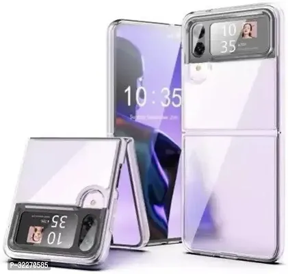 Back Cover For Samsung Galaxy Z Flip4 5G Transparent Shock Proof Pack Of 1