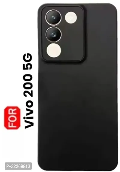 Back Cover For Vivo Y200 5G Black Pack Of 1-thumb0