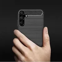 Back Cover For Samsung Galaxy A15 5G Black Grip Case Pack Of 1-thumb1