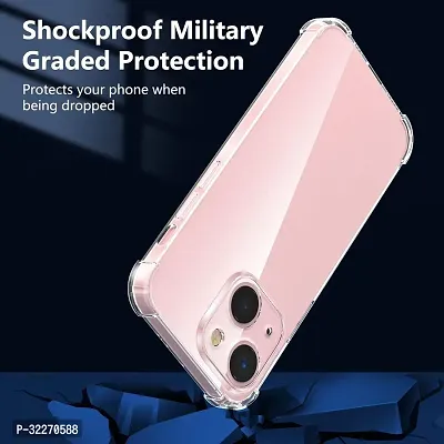 Back Cover For Apple Iphone 15 Plus Transparent Shock Proof Silicon Pack Of 1-thumb2