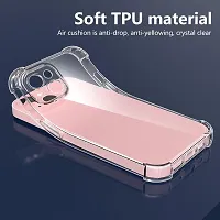 Back Cover For Apple Iphone 15 Plus Transparent Shock Proof Silicon Pack Of 1-thumb2