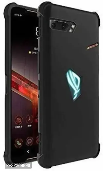 Back Cover For Asus Rog Phone 2 Black Grip Case Pack Of 1-thumb0