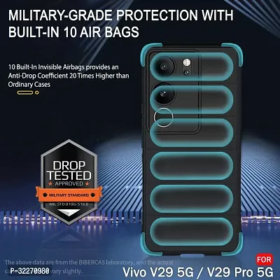 Back Cover For Vivo V29 Pro 5G Vivo V29 5G Black Anti Radiation Pack Of 1-thumb3