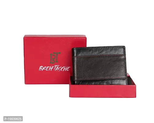 Breiftasche Men Black And Brown strip wallet-thumb2