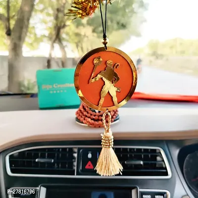 Unique Car Front Mirror Hanging Dream Catcher with Lord Hanuman Theme