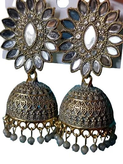 Stylish Metal Jhumkas For Women