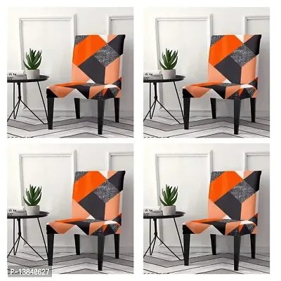 New orange 4pc chair cover