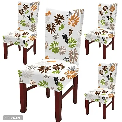 New white 4pc chair cover