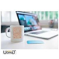 UDNAG White Ceramic Coffee / Tea Mug 'Death | Stop The Killing Started Now' Perfect for Gifting [350ml]-thumb1