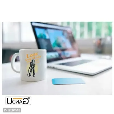 UDNAG White Ceramic Coffee / Tea Mug 'Leader Lady | Look Like a Lady and Think Like a Leader' Perfect for Gifting [350ml]-thumb2