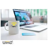 UDNAG White Ceramic Coffee / Tea Mug 'Sleeping | Sleeping in Traffic' Perfect for Gifting [330ml]-thumb1