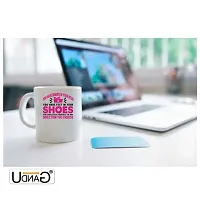 UDNAG White Ceramic Coffee / Tea Mug 'Nurse | Shoes to Steer Yourself' Perfect for Gifting [330ml]-thumb1