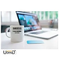 UDNAG White Ceramic Coffee / Tea Mug 'Entrepreneur | Succes it has Enemies Entrepreneur' Perfect for Gifting [350ml]-thumb1