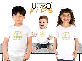 UDNAG Unisex Round Neck Graphic 'Walking | I Like to Cook Walk on The Beach' Polyester T-Shirt White [Size 2YrsOld/22in to 7XL/56in]-thumb4