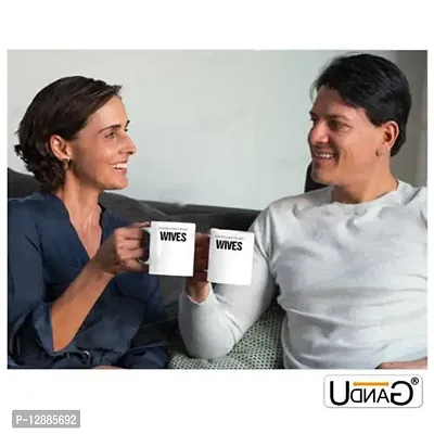 UDNAG White Ceramic Coffee / Tea Mug 'Dentist | Dentists Make The Best Wives' Perfect for Gifting [350ml]-thumb3