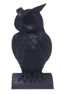 CERO 3D Printed Owl, Plastic Bird, Gifts for Kids, 3 to 12 Year Old Boy | Girls (Black PLA Plastic)-thumb1