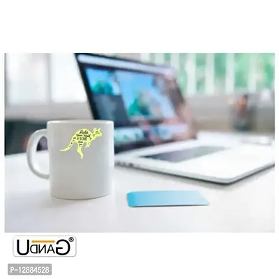 UDNAG White Ceramic Coffee / Tea Mug 'Rule | Rule Your Mind or it Will Rule You' Perfect for Gifting [350ml]-thumb2