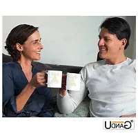 UDNAG White Ceramic Coffee / Tea Mug 'Motor Cycle | If You can Still Hear Your Fears, Shift a Gear 2' Perfect for Gifting [330ml]-thumb2