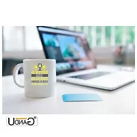 UDNAG White Ceramic Coffee / Tea Mug 'Wine | in Victory You Deserve' Perfect for Gifting [330ml]-thumb1