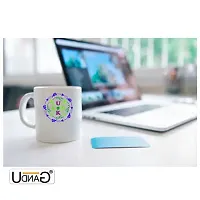 UDNAG White Ceramic Coffee / Tea Mug 'Luck | Luck' Perfect for Gifting [330ml]-thumb1