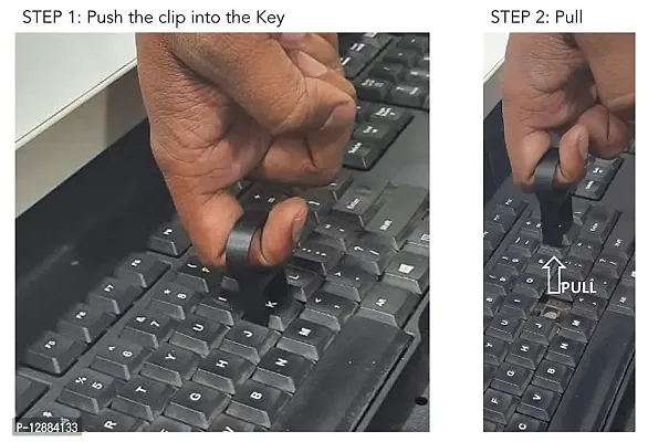 CERO ? 3D Printed Keyboard Key Remover (Black PLA Plastic)-thumb3