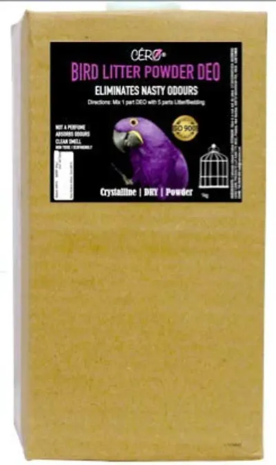 CERO Bird Litter Powder DEO to Eliminate Nasty Odours from Bird Litter/Bedding (1KG)