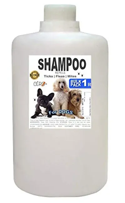 CERO Ticks, Fleas and Mites Repellent Shampoo for Dogs (1LIT)