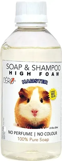 CERO High Foam Shampoo for Hamster, NO Perfume | NO Colour, 100% Pure Soap (200ml)