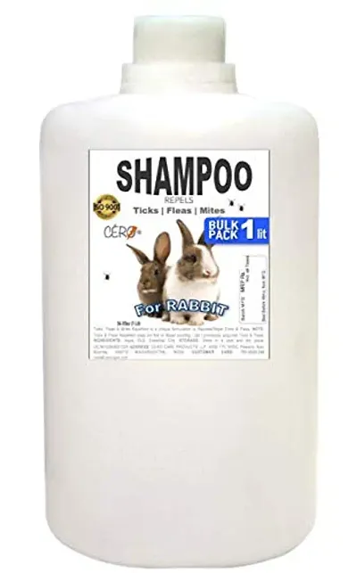 CERO Ticks, Fleas and Mites REPELLENT Shampoo for RABBIT (1LIT)