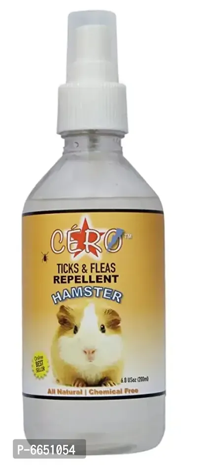 CERO 100% Natural Ticks, Fleas and Mites Repellent Spray for Hamster (200ml)-thumb0