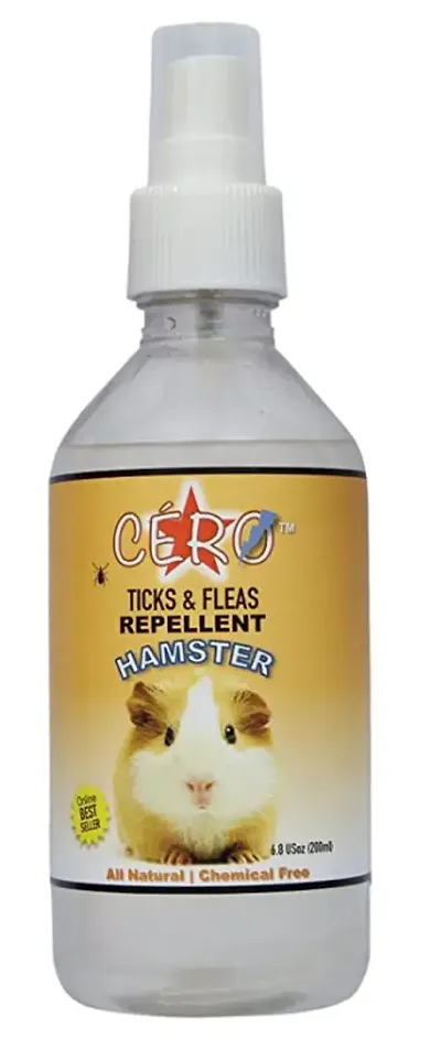 CERO 100% Natural Ticks, Fleas and Mites Repellent Spray for Hamster (200ml)
