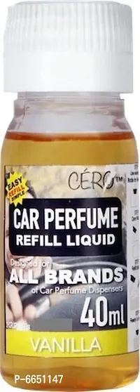 CERO Vanilla Car Perfume Refill Liquid for All Brands of Vaporiser Machines (40ml)-thumb0